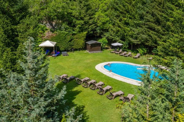 Piscina exterior climatizada