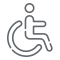 Accommodations for people with reduced mobility.
